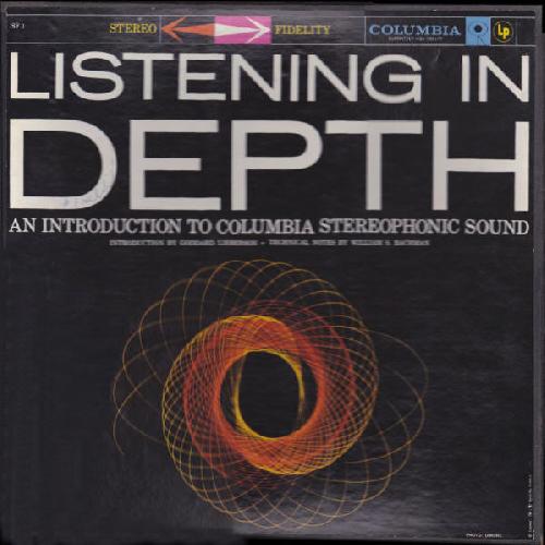 LISTENING IN DEPTH(LP) - 콜롬비아 레코드(Columbia Records)의 스테레오 사운드